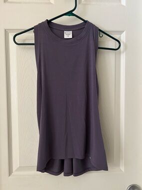 Athleta Plum High-Low Muscle Tank